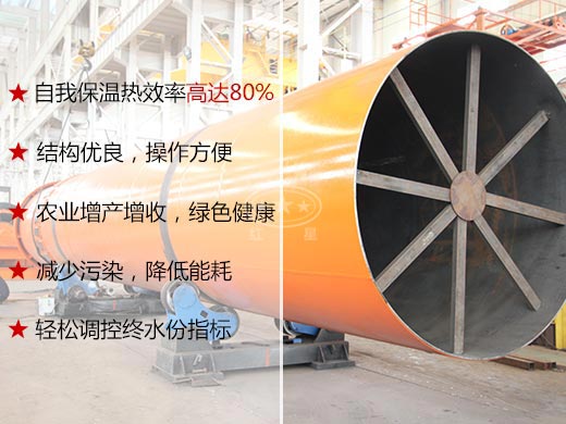 羊糞烘干機性能優勢