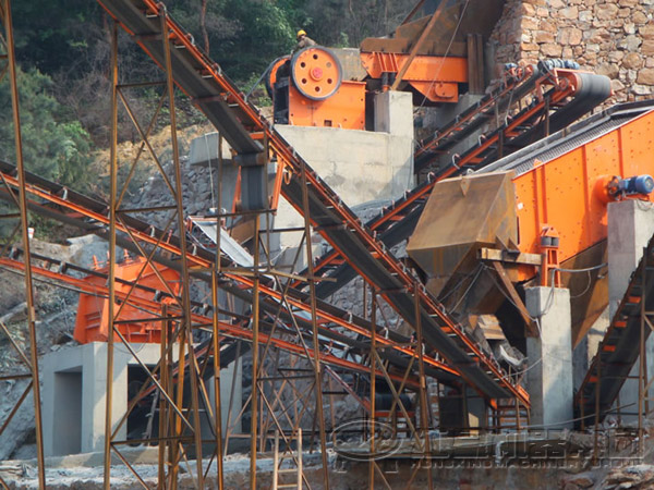 砂石生產線