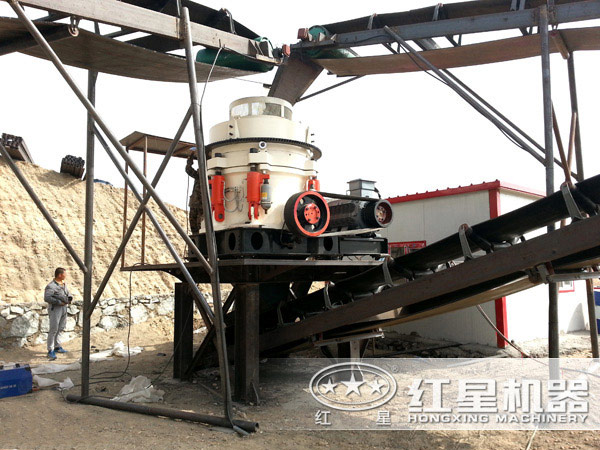 制砂生產線中的局部細節 制砂生產線中的局部細節