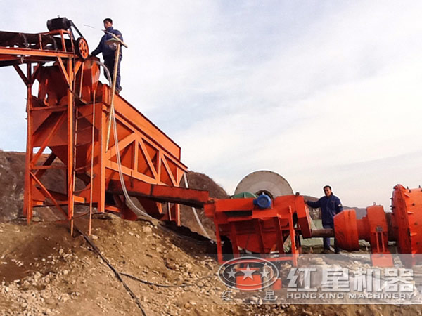 鐵礦石磁選生產線安裝現場