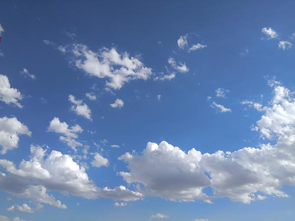 藍天白云