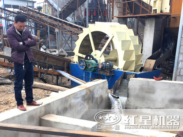 單臺雙輪洗砂機