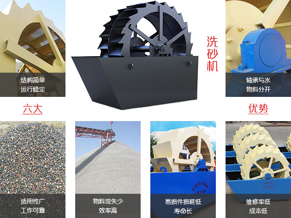 碎石灰洗砂機(jī)優(yōu)勢(shì)介紹