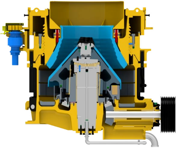 復(fù)合圓錐破碎機(jī)破碎腔展示
