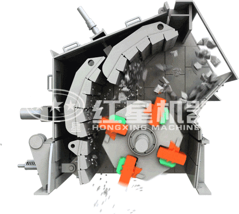反擊式破碎機模擬實際工作動態動圖