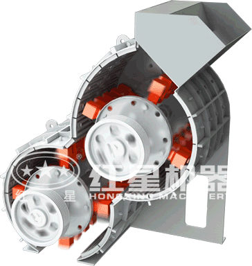 雙級破碎機三維模擬工作動圖 雙級破碎機三維模擬工作動圖