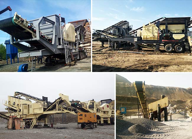 青石移動碎石機——機型多，配置全，您需要什么樣的就讓廠家配