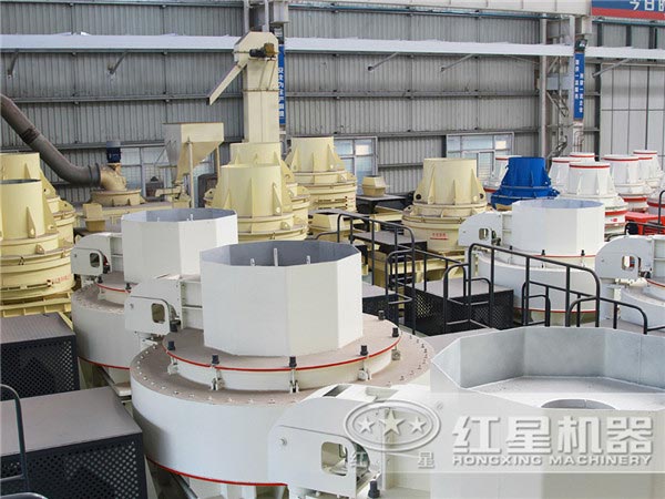 紅星機器成品制砂機車間 紅星機器成品制砂機車間