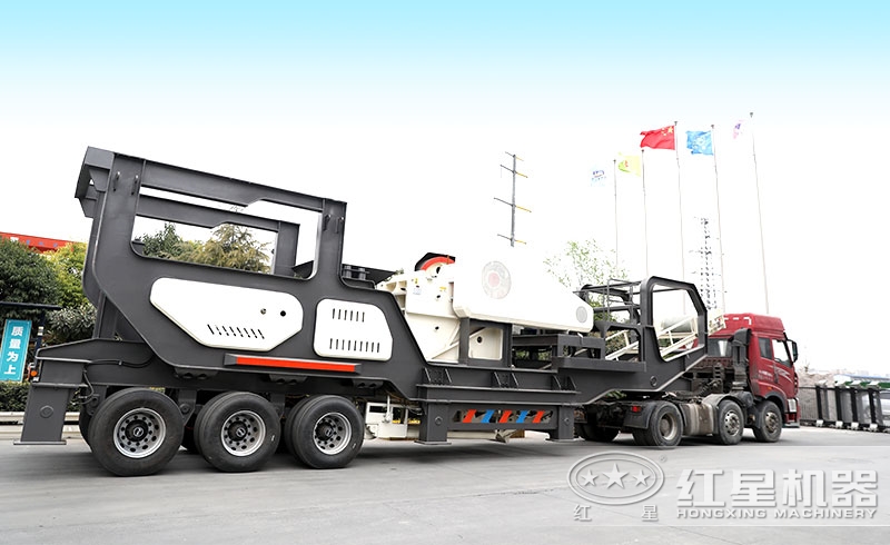 顎式移動破碎機設備發貨