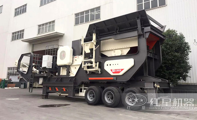 輪胎移動顎式破碎機