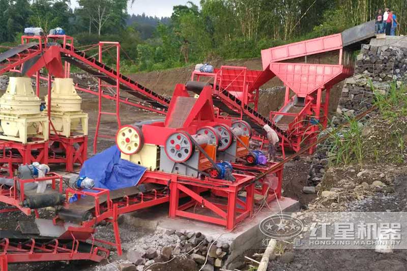 印尼砂石場現場 印尼砂石場現場