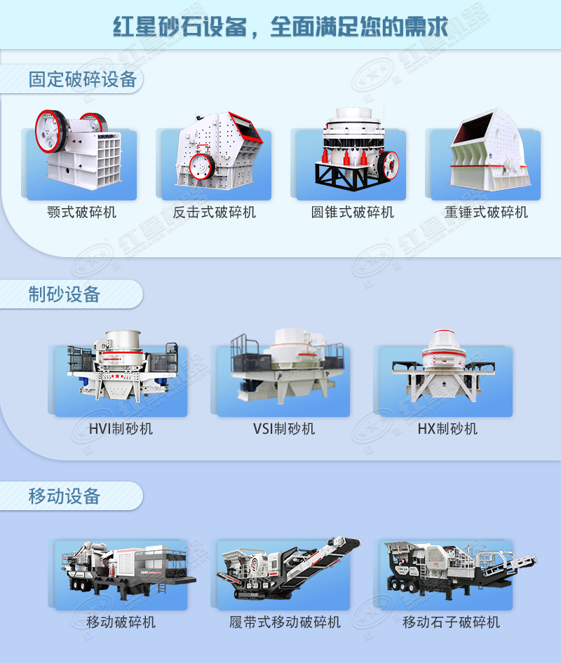 破碎制沙設備種類多選擇多
