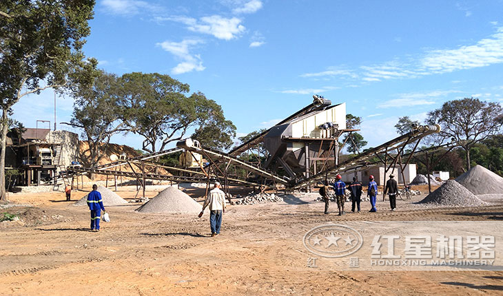 針對軟石料加工的砂石料生產線中等配置