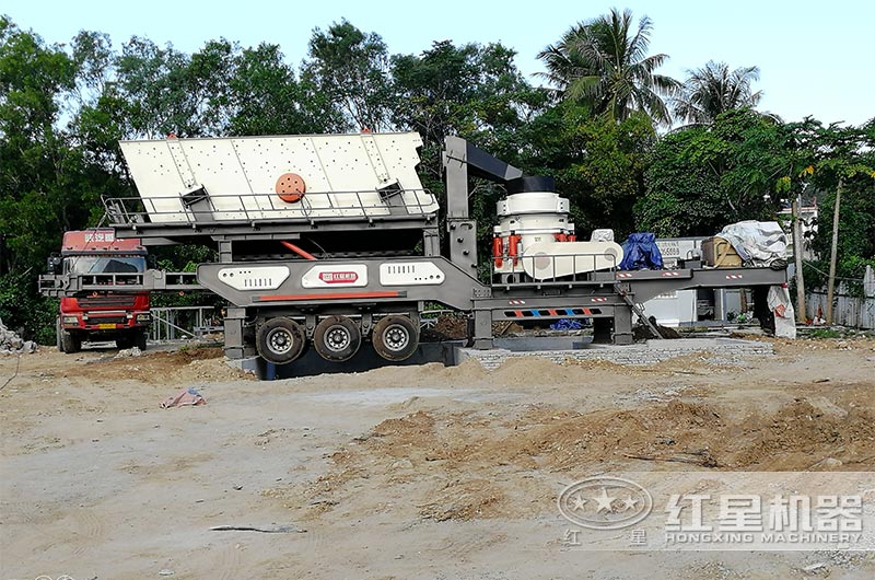 移動hp500多缸圓錐破現場二