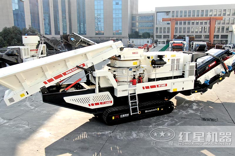 履帶移動圓錐式破碎站生產廠家實拍